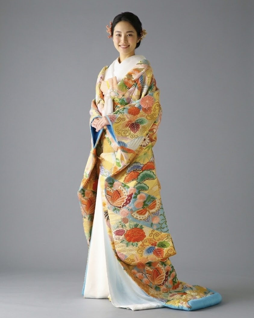 JUK110  金襴百花蝶の舞