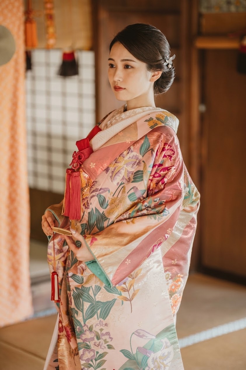 JUK132  桃源の花衣