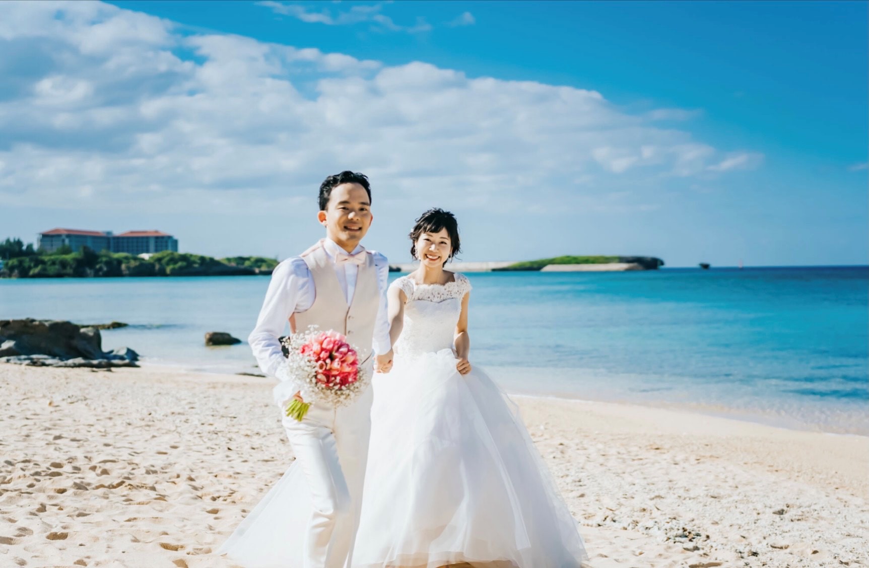 瀬良垣島教会♡先輩花嫁様