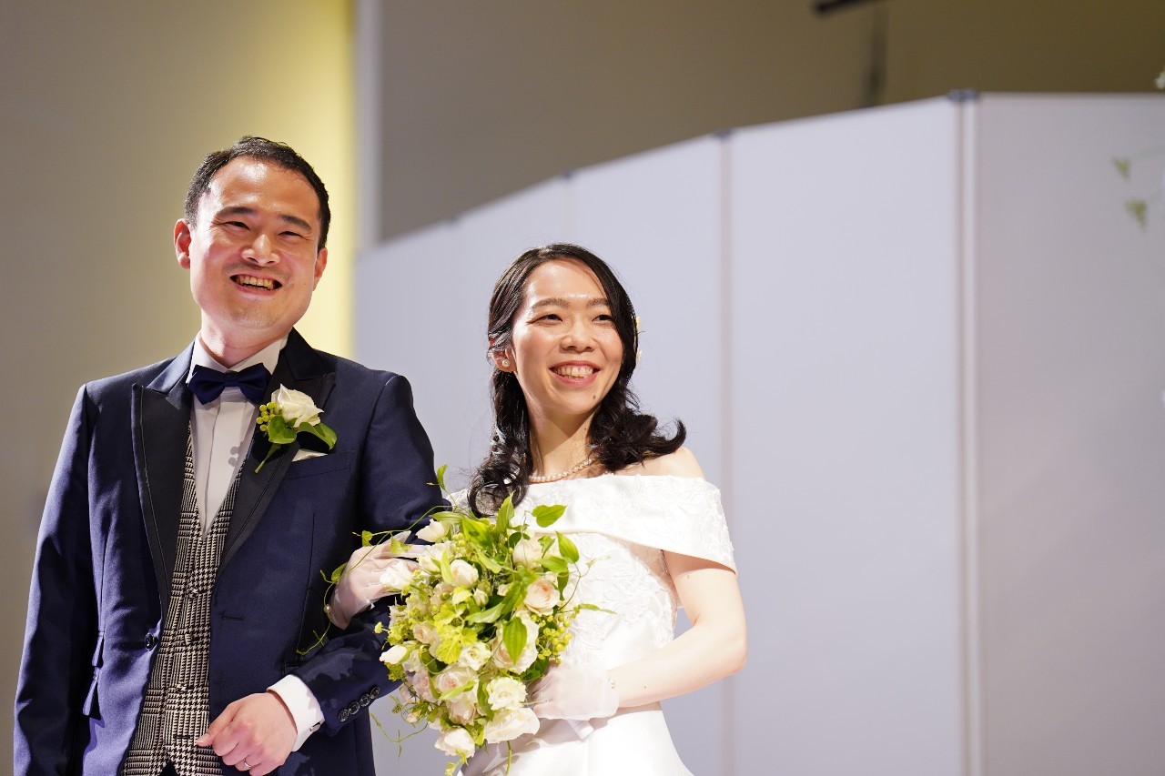 お二人の集われている教会♡先輩花嫁様
