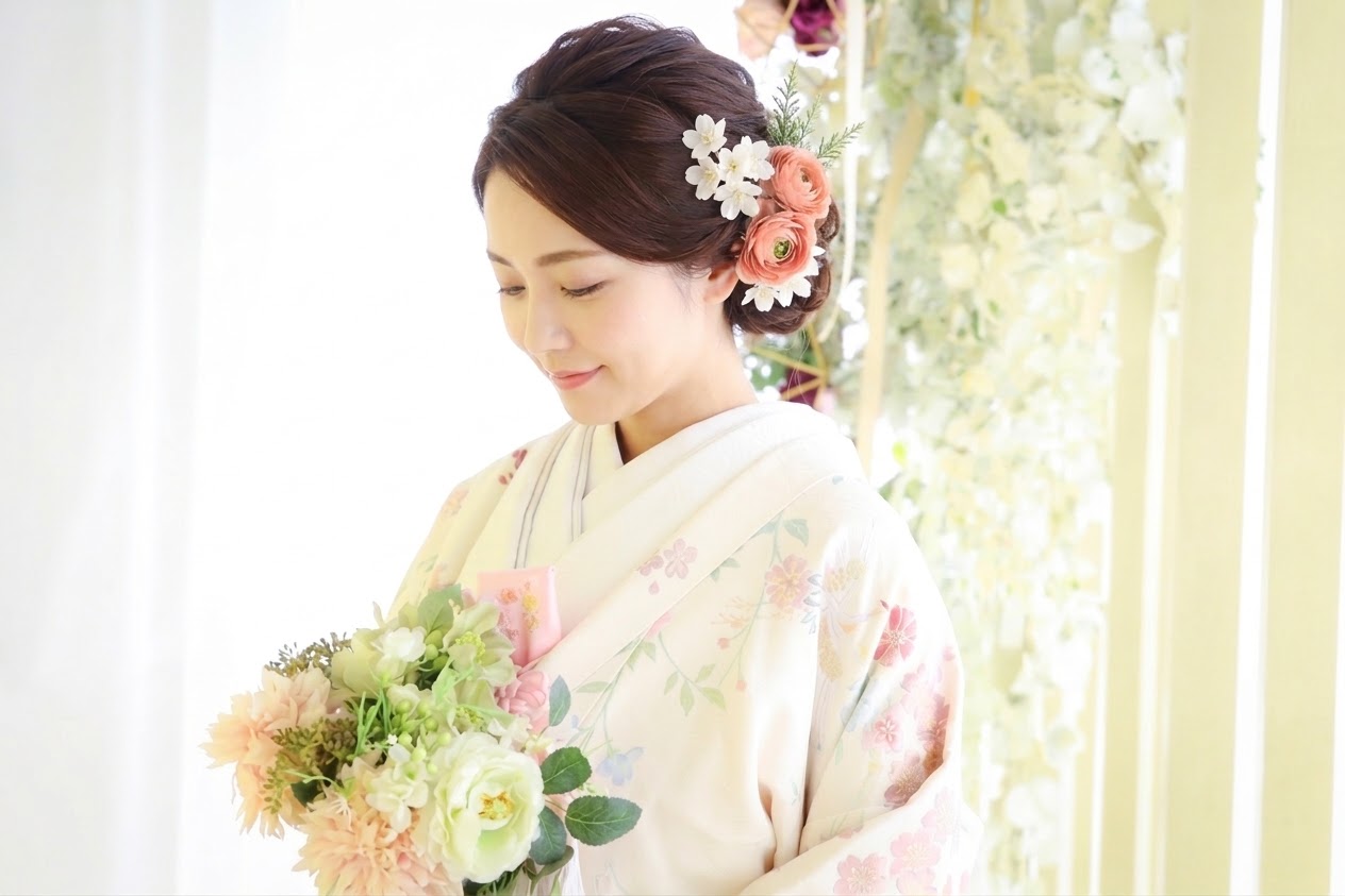JUK034  華文に小花流し